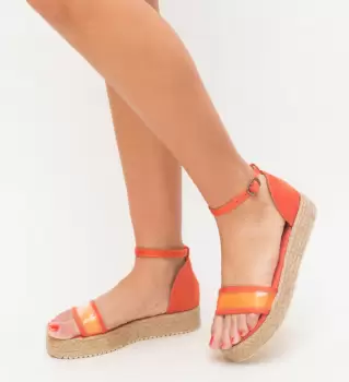 Sandale Selar Portocalii imagine