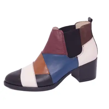 Botine piele 453A color imagine