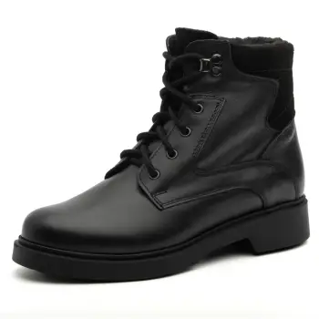 Ghete piele naturala 91 negru imagine