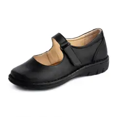 Pantofi confortabili din piele naturala Dalia Negru imagine