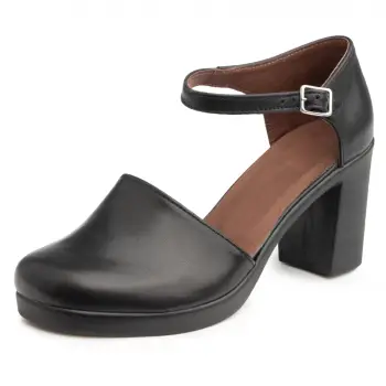 Pantofi piele 015 negru imagine