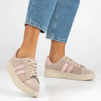 Pantofi piele 7499 bej imagine