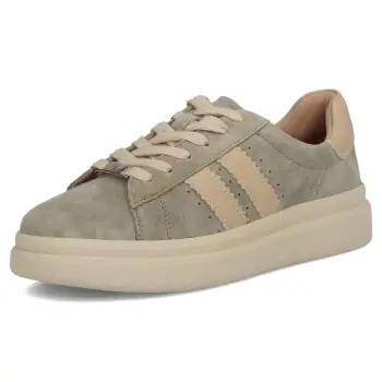 Pantofi piele 7499 khaki imagine