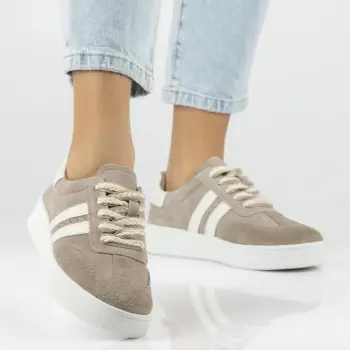 Pantofi piele 7512 bej imagine