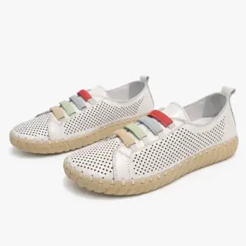 Pantofi piele Bioflex BB5332 alb imagine