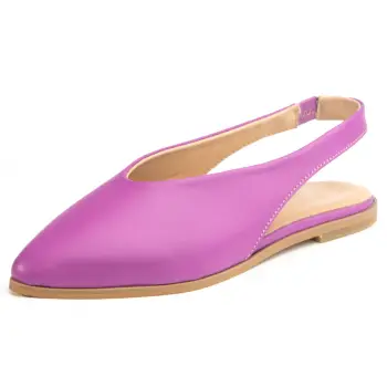 Pantofi piele naturala 035 lila imagine