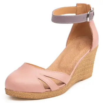 Pantofi piele naturala 036 roz-mov imagine