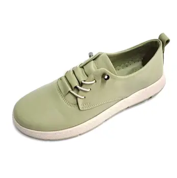 Pantofi piele naturala 040 verde imagine