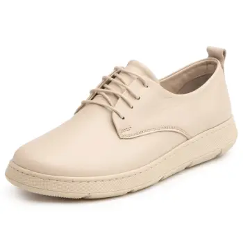 Pantofi piele naturala 070 bej imagine