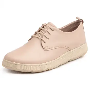 Pantofi piele naturala 070 powder imagine