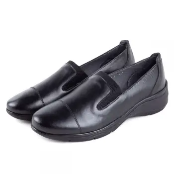 Pantofi piele naturala 1159 negru imagine