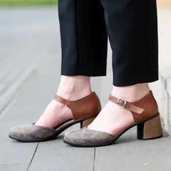 Pantofi piele naturala 216 color imagine