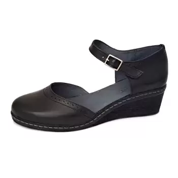 Pantofi piele naturala 242 negru imagine