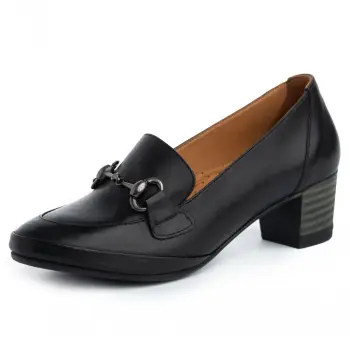 Pantofi piele naturala 245 negru imagine