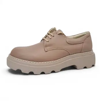 Pantofi piele naturala 595 bej imagine