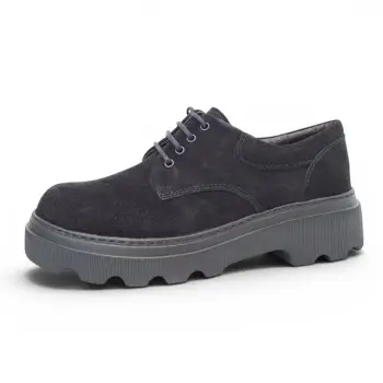 Pantofi piele naturala 595 negru velur imagine