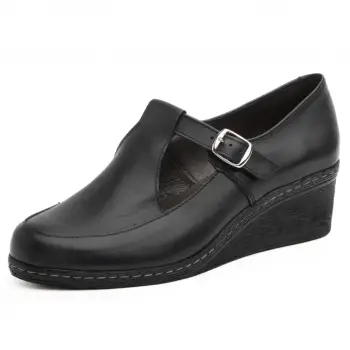 Pantofi piele naturala 599X negru imagine