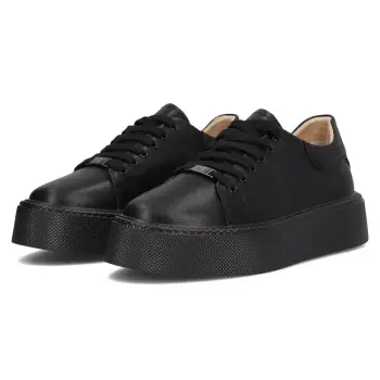 Pantofi piele naturala 6119 negru imagine