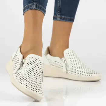 Pantofi piele naturala 6210 bej imagine