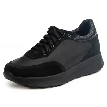 Pantofi piele naturala 636 negru imagine