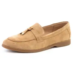 Pantofi piele naturala 638 maro deschis imagine