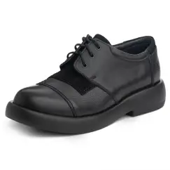 Pantofi piele naturala 640 negru imagine