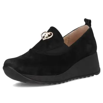 Pantofi piele naturala 6786 negru imagine