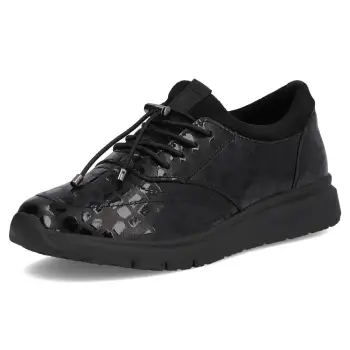 Pantofi piele naturala 7117 negru imagine