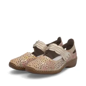 Pantofi piele naturala Rieker 41399-92 color imagine