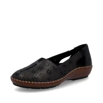 Pantofi piele naturala Rieker 44870-00 negru imagine