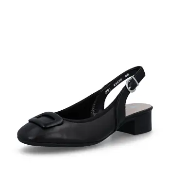 Pantofi piele Rieker 43456-00 negru imagine
