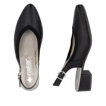 Pantofi piele Rieker 47063-00 negru imagine