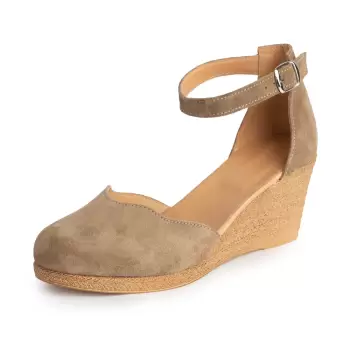 Pantofi piele velur 020 nisipiu imagine