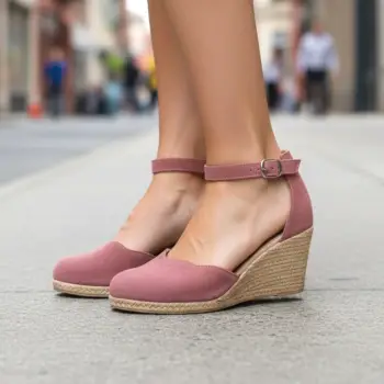 Pantofi piele velur 020 roze imagine