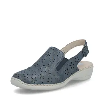 Pantofi Rieker 41371-12 albastru imagine