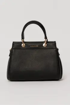 Geanta neagra design structurat imagine