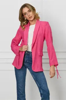 Sacou LaDonna fucsia lejer imagine
