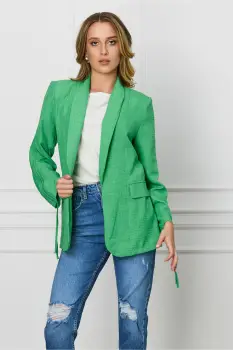Sacou LaDonna verde lejer imagine