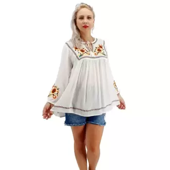 Bluza stilizata traditional Olivia 3 imagine