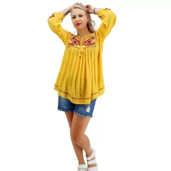 Bluza stilizata traditional Olivia 4 imagine