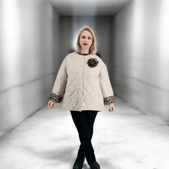 Geaca dama cu accesoriu Mihaela 3 imagine