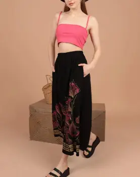 Pantaloni cu imprimeu imagine