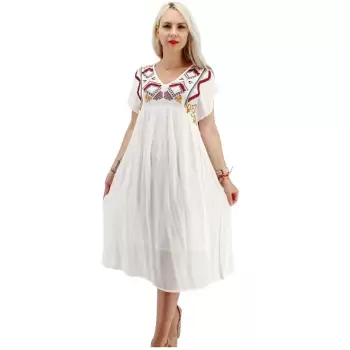 Rochie brodata Antoaneta 4 imagine