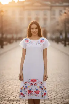 Rochie brodata Emily imagine