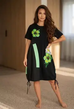 Rochie cu imprimeu cu flori imagine