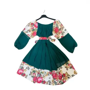 Rochie cu motive florale eleganta Teuta 5 imagine