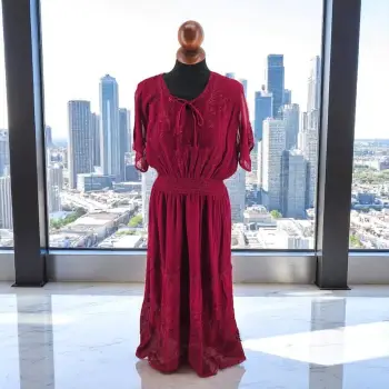 Rochie Dama Maxi Voal Subtire Sharona 2 imagine