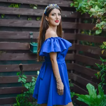 Rochie de dama Sofia cu volanas imagine