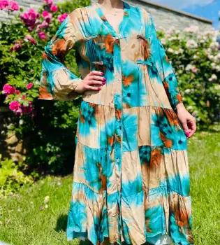 Rochie de vara midi Ella 4 imagine