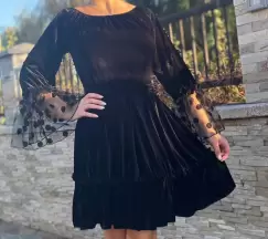 Rochie din catifea eleganta Nica imagine